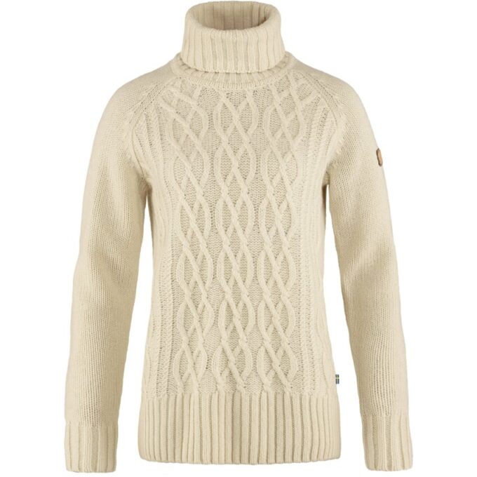Ovik Cable Knit Roller Neck W